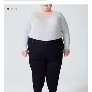 Universal Standard Seine High Rise jeans, size 34,